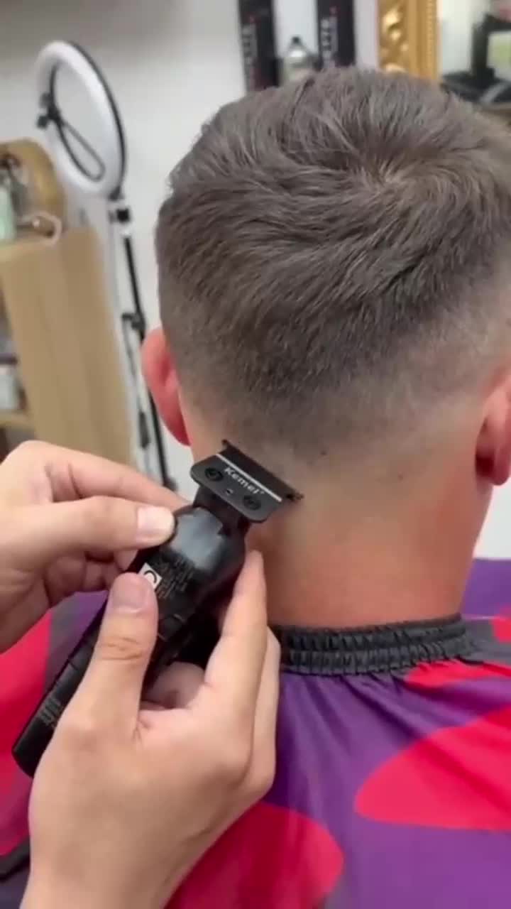 Scissor work and precision finishing.